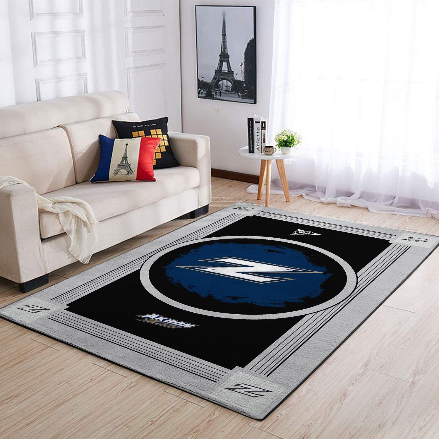 Akron Zips Ncaa Team Logo Nice Type 8497 Rug Home Decor Living Room Area Carpet