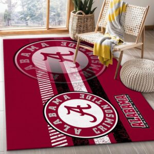 Alabama Crimson Tide Customncaa Mat Type 8528 Rug Area Carpet Living Room Home Decor