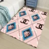 Chanel Rectangle Rug Door Mat Home Decor Luxury Area Carpet Fashion Brand