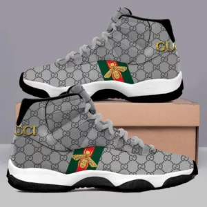 Gucci Grey Bee Air Jordan 11 Sneakers Sport Fashion Shoes Luxury