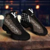 Louis Vuitton Black Brown LV Air Jordan 13 Sneakers Fashion Shoes Trending Luxury