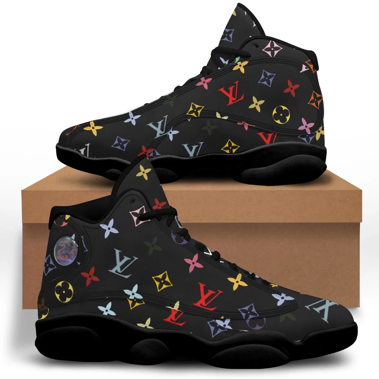 Louis Vuitton LV Retro Air Jordan 13 Fashion Shoes Luxury Sneakers Trending