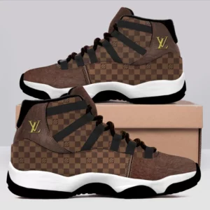 Louis Vuitton Black Brown Air Jordan 11 Sneakers Fashion Sport Shoes Luxury