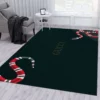 Gucci Snake Rectangle Rug Area Carpet Door Mat Home Decor Fashion Brand Luxury