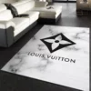 Louis Vuitton Rectangle Rug Luxury Door Mat Home Decor Fashion Brand Area Carpet