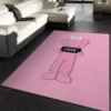 Kaws Rectangle Rug Fashion Brand Door Mat Luxury Area Carpet Home Decor