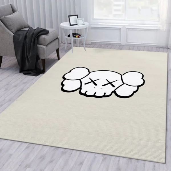 Kaws Head Rectangle Rug Fashion Brand Home Decor Area Carpet Door Mat Luxury