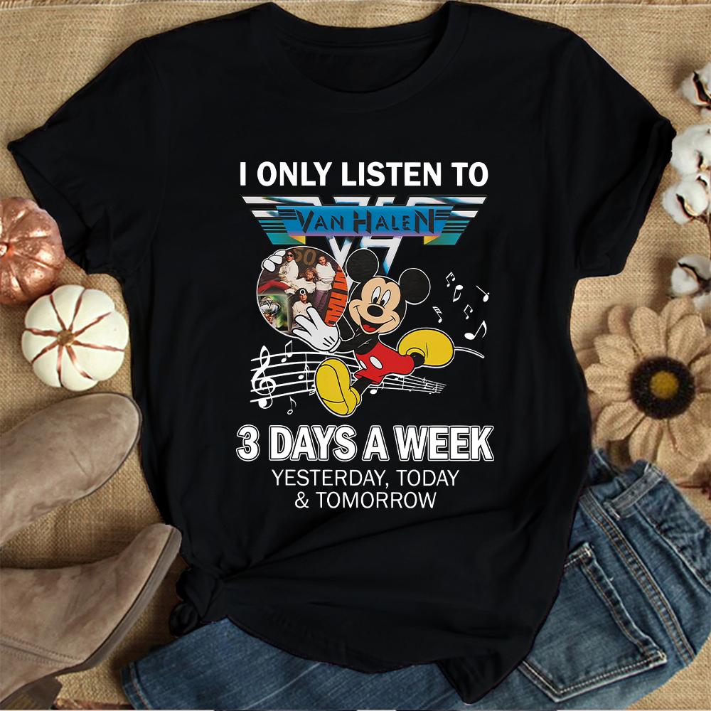 Listen To Eddie Van Halen Days Type 192 T Shirt