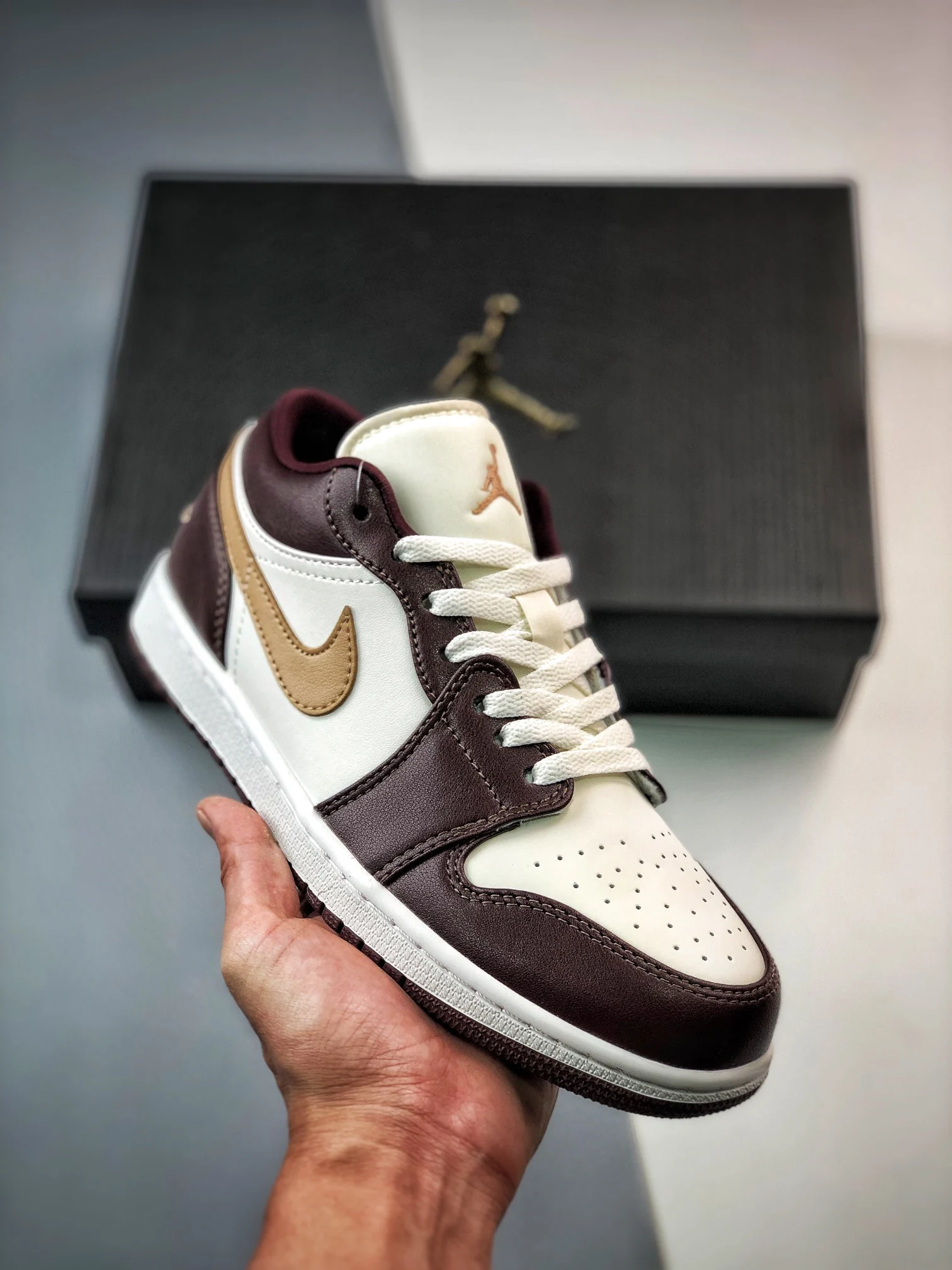 Air Jordan 1 Low Mocha Shadow Brown Sail DC0774-200 For Sale