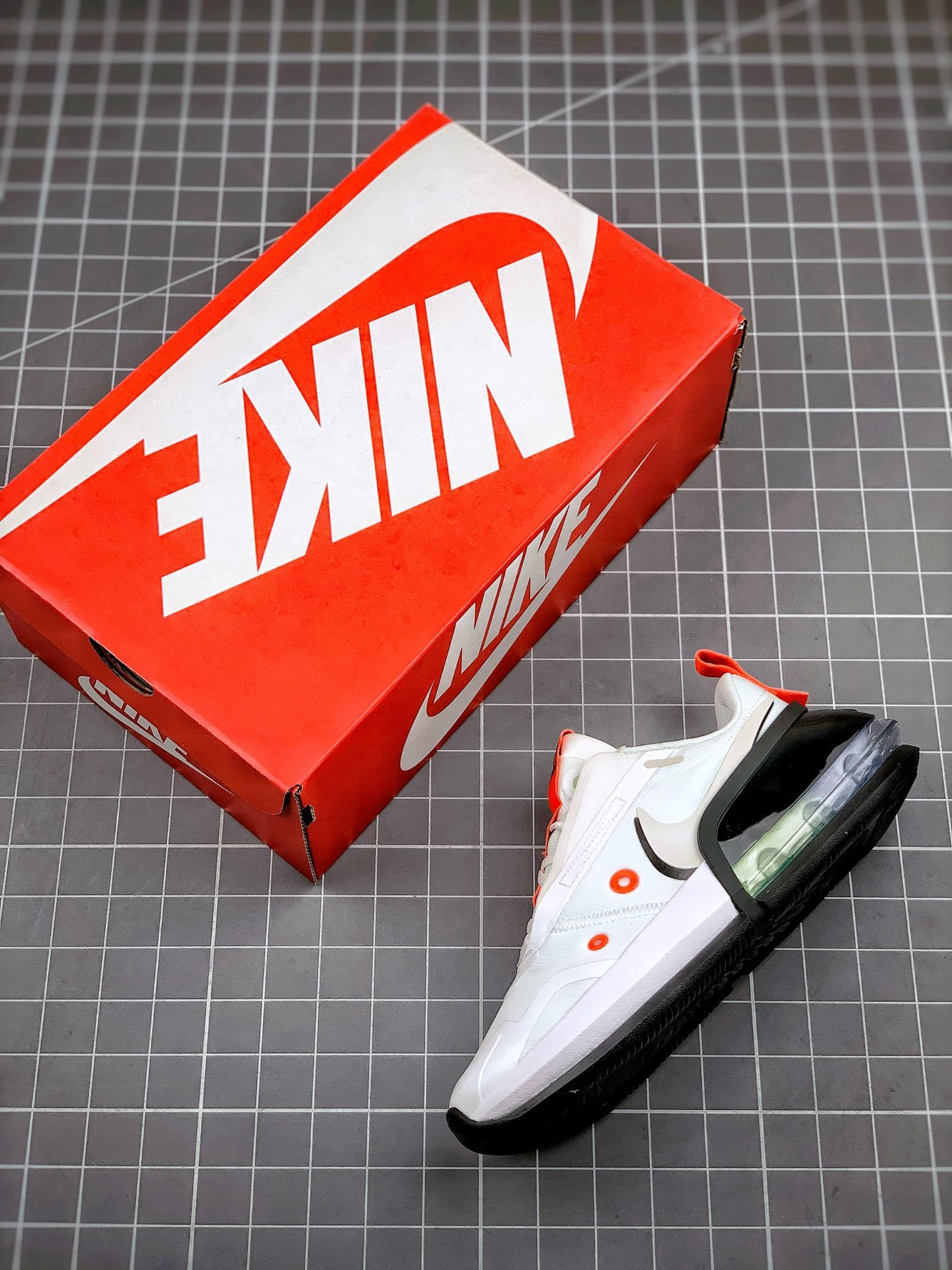 Nike Air Max UP White Black-Platinum Tint-Bright Crimson For Sale