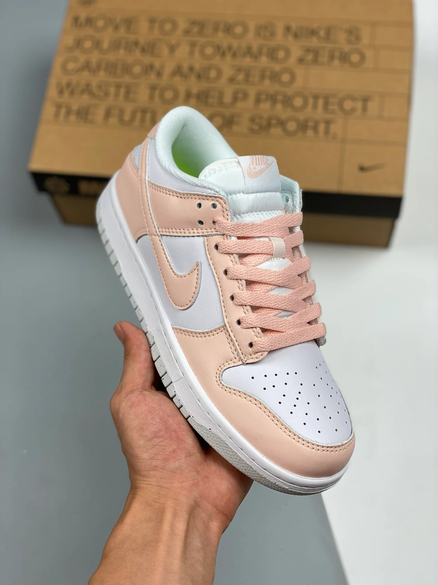 Nike Dunk Low Move To Zero White Pale Coral For Sale