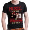 Music Is My Drug And System Of A Down Is My Dealer T Shirt