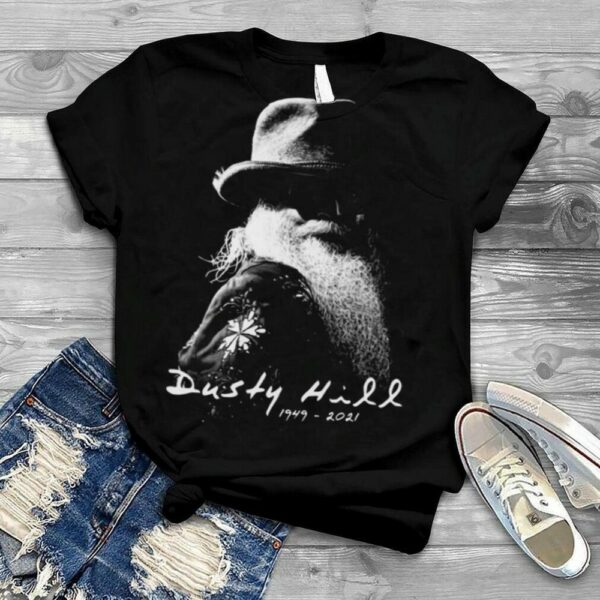 Dusty Hill Zz Top Rest In Peace T Shirt