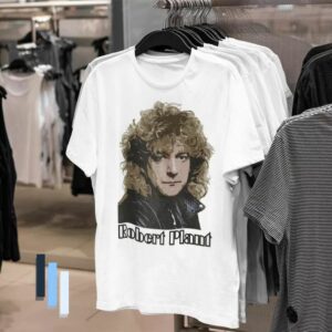 Robert Plant White Type 1976 T Shirt