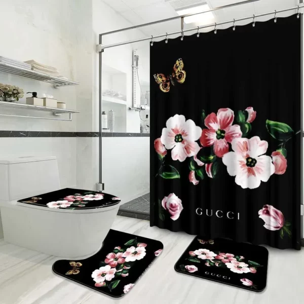 Gucci Bathroom Set Home Decor Luxury Fashion Brand Hypebeast Bath Mat