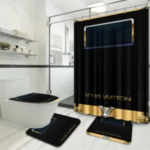 Louis Vuitton Bathroom Set Home Decor Hypebeast Bath Mat Luxury Fashion Brand