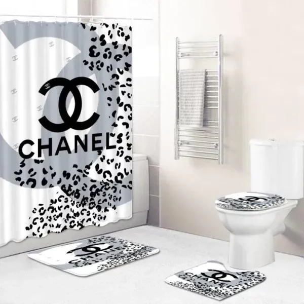 Chanel Bathroom Set Bath Mat Luxury Fashion Brand Hypebeast Home Decor