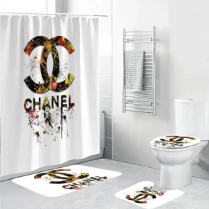 Chanel Bathroom Set Luxury Fashion Brand Home Decor Bath Mat Hypebeast