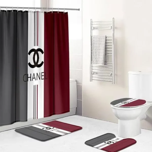 Chanel Bathroom Set Luxury Fashion Brand Home Decor Hypebeast Bath Mat