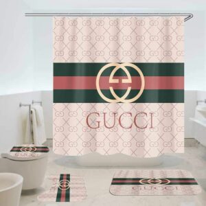 Gucci Pinky Bathroom Set Bath Mat Home Decor Hypebeast Luxury Fashion Brand