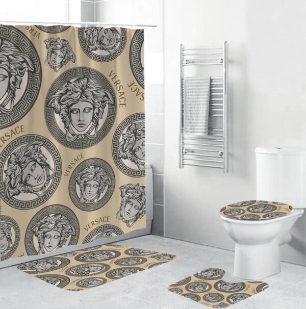 Gianni Versace Bathroom Set Bath Mat Hypebeast Home Decor Luxury Fashion Brand