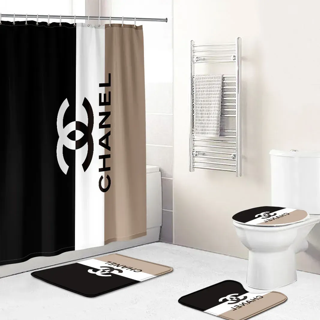 Chanel Bathroom Set Home Decor Luxury Fashion Brand Hypebeast Bath Mat