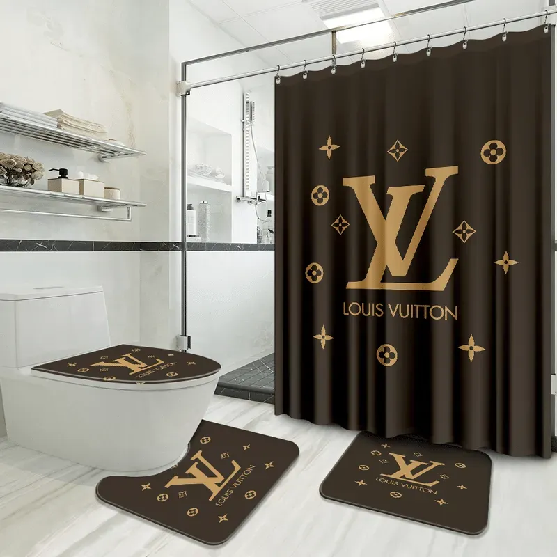 Louis Vuitton Bathroom Set Hypebeast Home Decor Bath Mat Luxury Fashion Brand