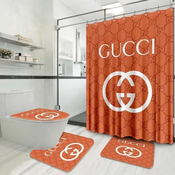 Gucci Bathroom Set Hypebeast Luxury Fashion Brand Home Decor Bath Mat