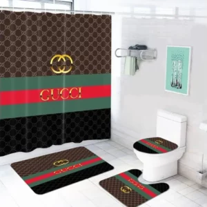 Gucci Bathroom Set Home Decor Hypebeast Luxury Fashion Brand Bath Mat