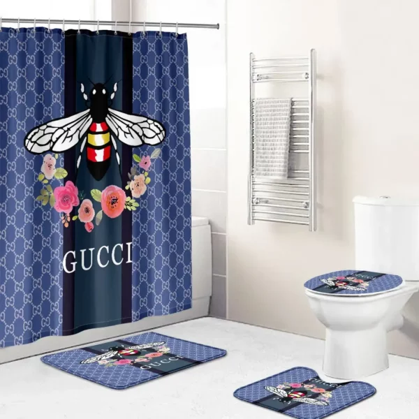 Gucci Bathroom Set Home Decor Luxury Fashion Brand Bath Mat Hypebeast