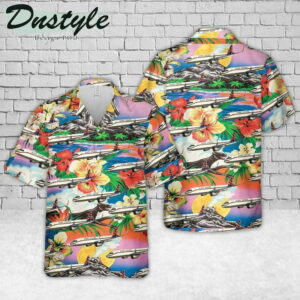 Airlines A320 Neo Flower Livery Hawaiian Shirt