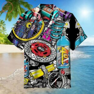 Auto Parts S Hawaiian Shirt Summer Beach Outfit