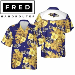 Baltimore Ravens M1 Hawaiian Shirt