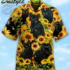 Black Cat Love Suower Limited Edition Hawaiian Shirt