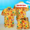 Burger King Hawaiian Shirt Summer Beach Outfit