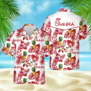 Chickfila Pineapple And Hawaiian Shirt