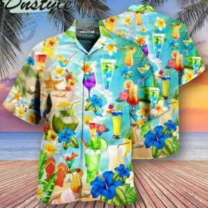 Cocktails Drink Cocktails And Say Edition Hawaiian Shirt