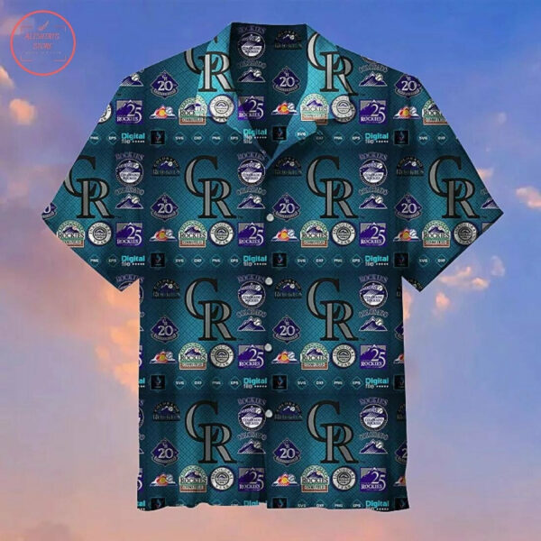 Colorado Rockies Hawaiian Shirt Summer Outfit Beach