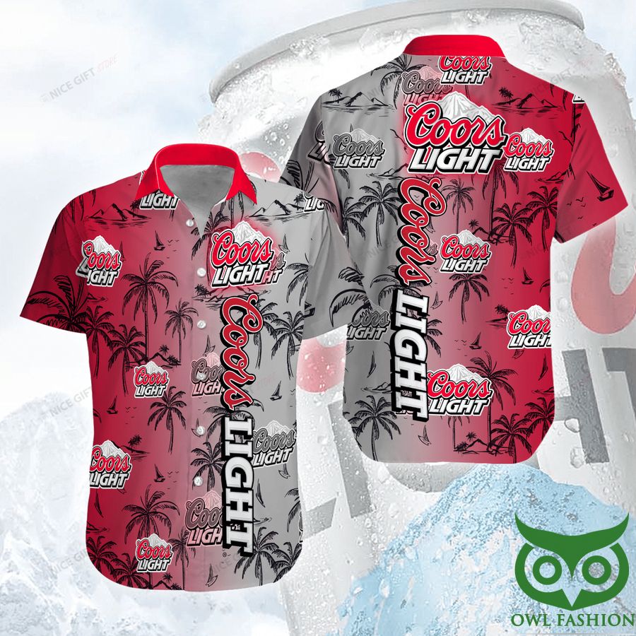 Coors Light Beer Hawaiian Shirt Outfit Summer Beach