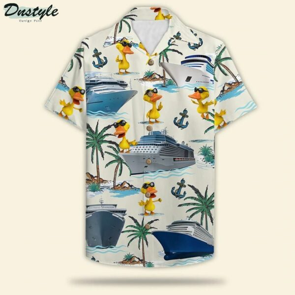 Cruising Duck Hawaiian Shirt Summer Beach Outfit