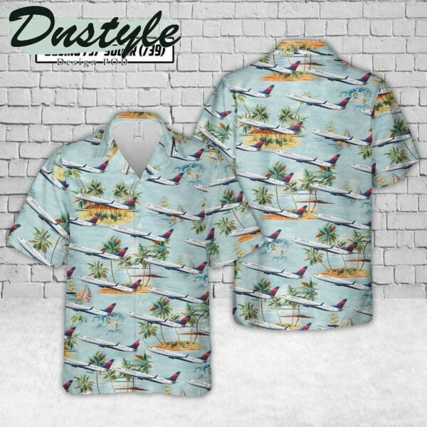 Delta Boeing 737900Er Hawaiian Shirt