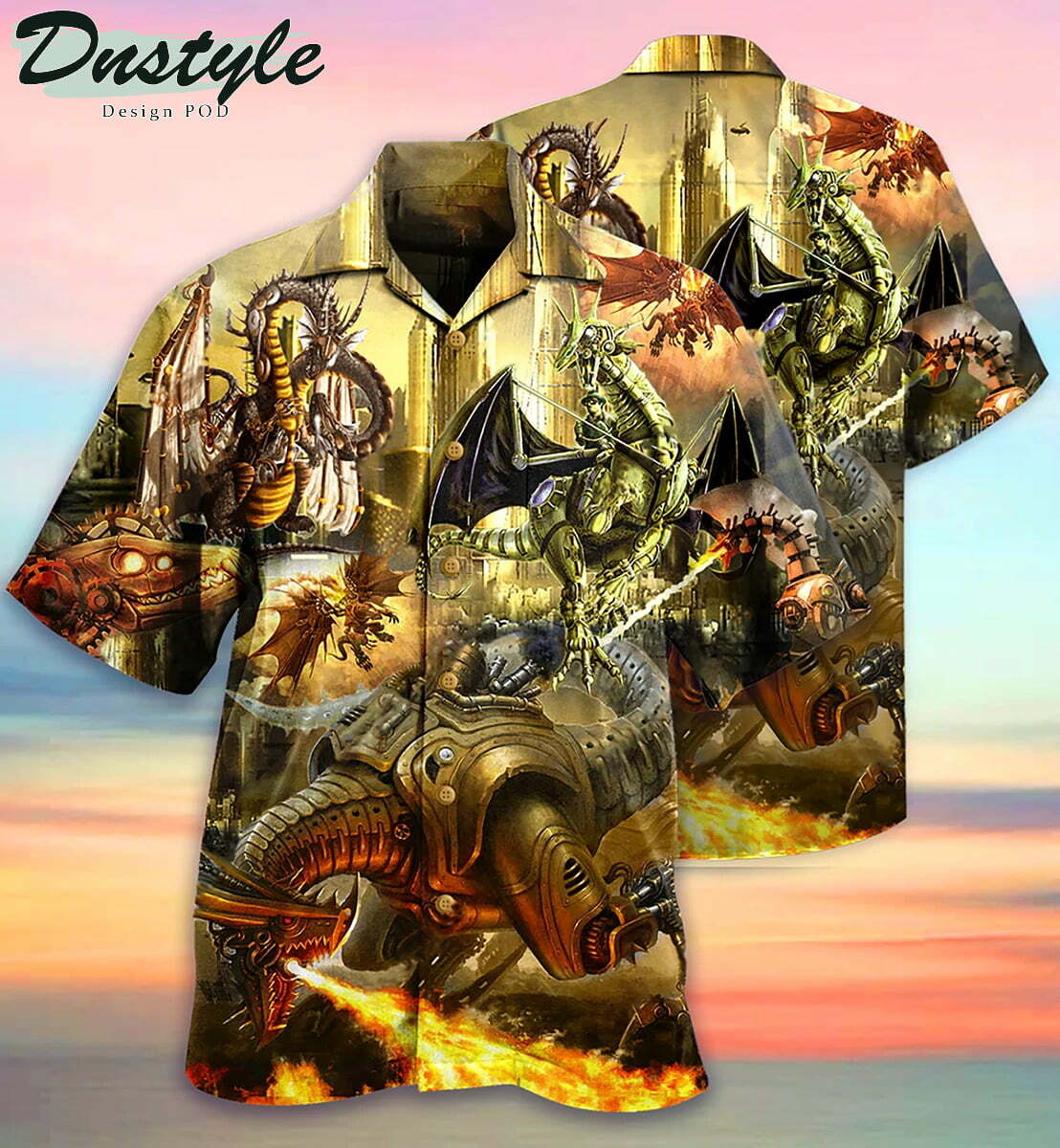 Dragon Metal Love Life Hawaiian Shirt