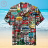 Ford Classic Car Pattern Hawaiian Shirt