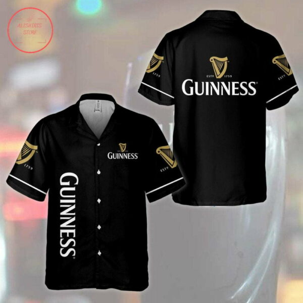 Guinness Beer Hawaiian Shirt Beach Outfit Summer