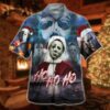 Ho Ho Ho Michael Myers Face Hawaiian Shirt