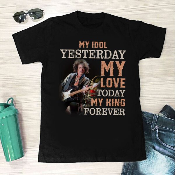 Joe Perry My Idol Yesterday My Love Today My King Forever T Shirt