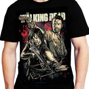 Men Fashion The Walking Dead Comic Book Series Rick Grimes Daryl Dixon Cool Women T Shirt