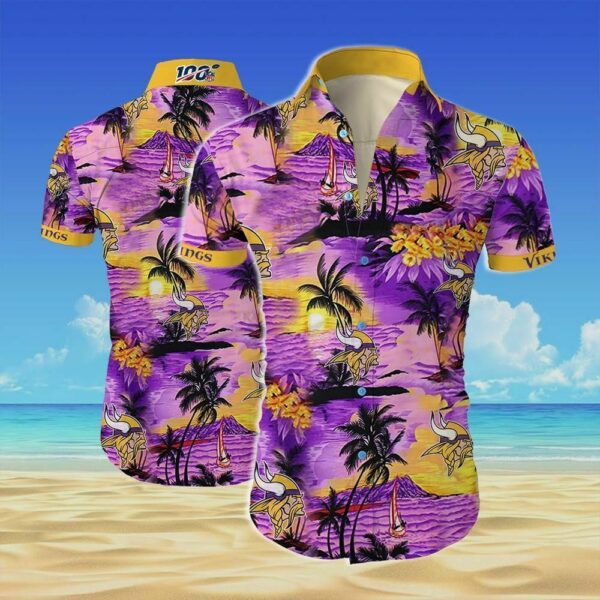 Minnesota Vikings Team Island Hawaiian Shirt