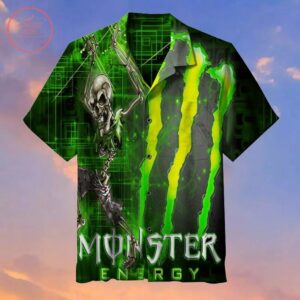 Monster Energy Commemorative Hawaiian Shirt