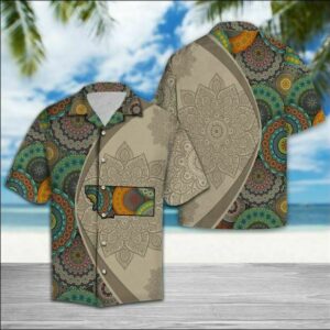 Montana Mandala Hawaiian Shirt Summer Beach Outfit